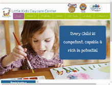 Tablet Screenshot of littlekidsdaycare.com